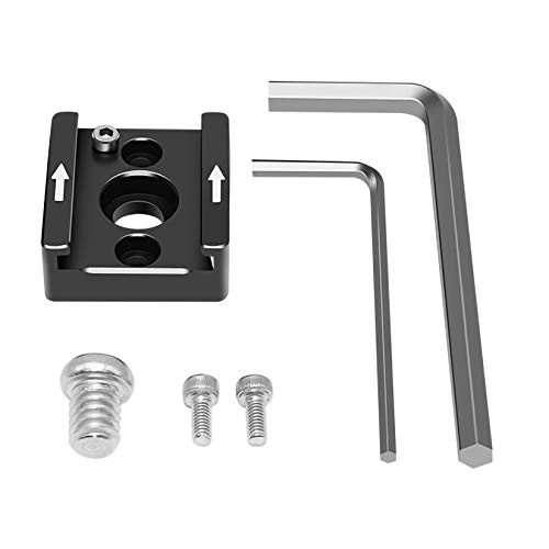 Cold Shoe Mount Adapter- MANGANESE Cold Shoe Bracket Standard Shoe Type with 1/4 Thread Hole for Camera Cage Flash LED Moniter Cold Shoe Mount Adapter- MANGANESE Cold Shoe Bracket Standard Shoe Type with 1/4 Thread Hole for Camera Cage Flash LED Moniter