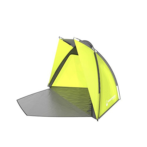 Wakeman Beach Tent Sun Shelter for Shade with UV Protection Water & Wind Resistant Easy Set Up, Green