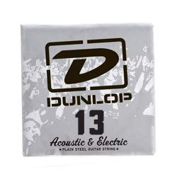Jim Dunlop DPS13 TWELVE .013 Plain Steel Strings
