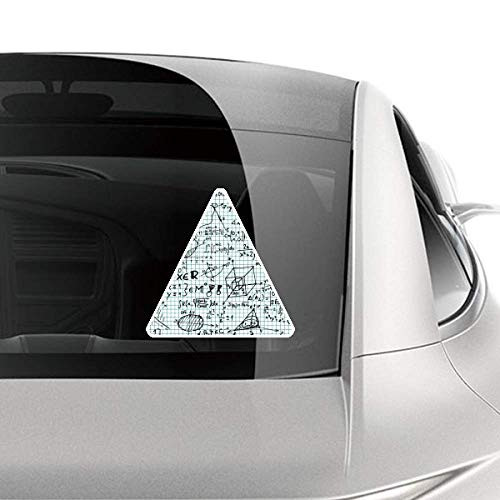 DIYthinker Geometry Mathematical Formulas Calculus Figure Car Sticker Motorcycle Bicycle Luggage Decal