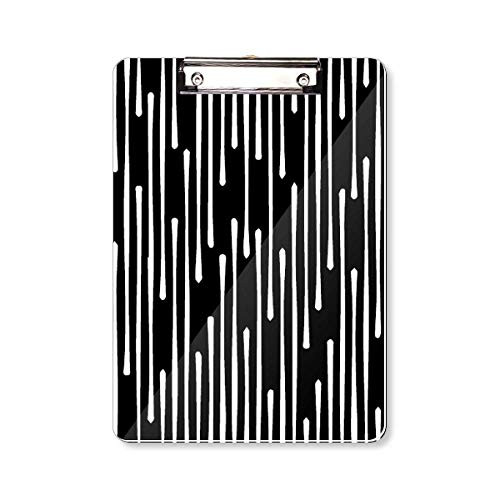 Drip Line Art Grain Illustration Pattern Clipboard Folder Writing Pad Backing Plate A4