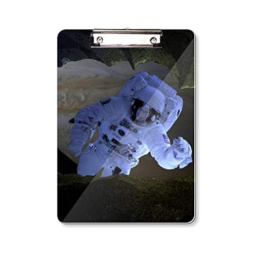 Galaxy Astronaut Dark Night Sky Clipboard Folder Writing Pad Backing Plate A4