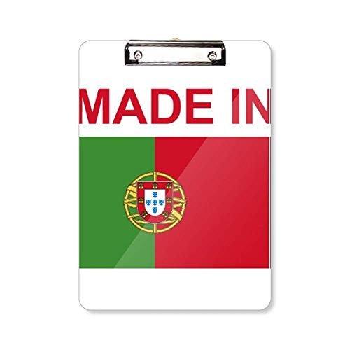 Made in Portugal Country Love Clipboard Folder Writing Pad Backing Plate A4