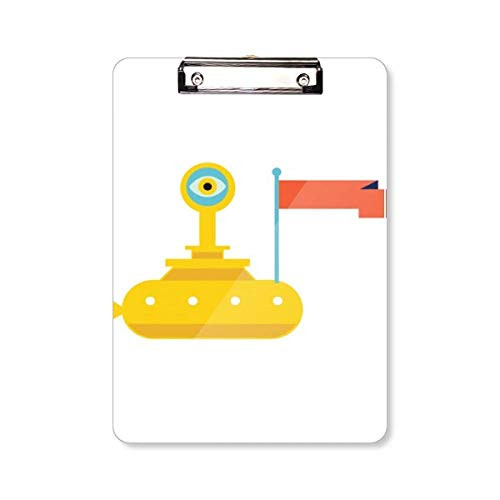 Universe and Alien Spaceship Clipboard Folder Writing Pad Backing Plate A4