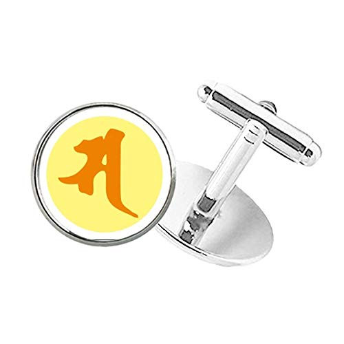 DIYthinker Culture Sa Pattern Round Button Cuff Clip Stud Cufflinks