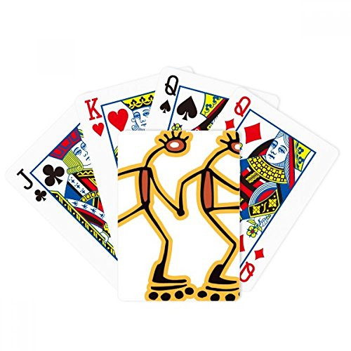 DIYthinker Egypt Figure Roller Skating Pattern Poker Playing Magic Card Fun Board Game