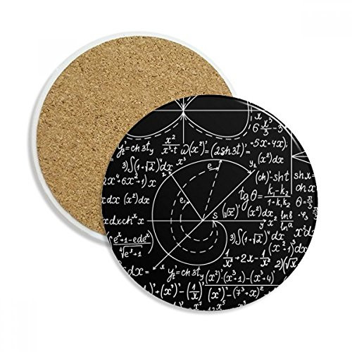 Formulas Science Calculus Stick Figure Coaster Cup Mug Tabletop Protection Absorbent Stone