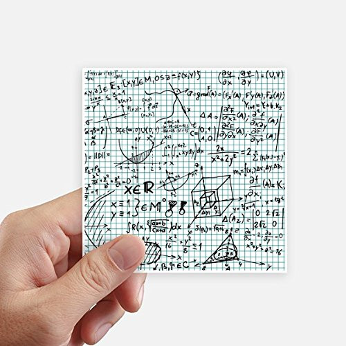 DIYthinker Geometry Mathematical Formulas Calculus Figure Sticker Square Waterproof Stickers Wallpaper Car Decal