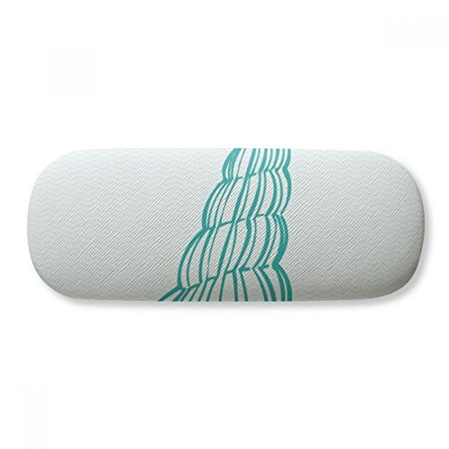 Blue Marine Life Snail Illustration Glasses Case Eyeglasses Hard Shell Storage Spectacle Box
