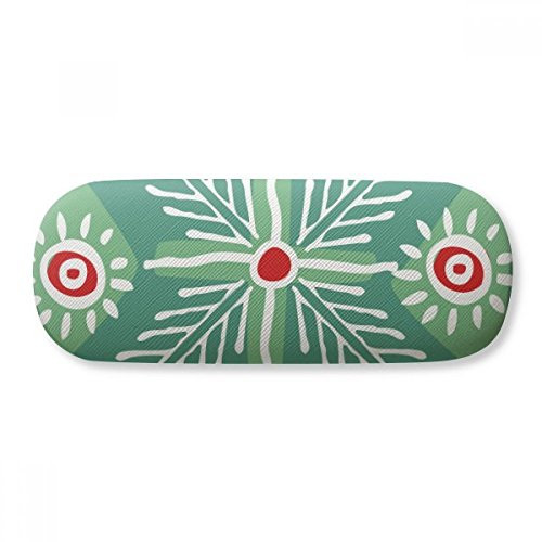 Green Wheat Mexico Totems Ancient Civilization Glasses Case Eyeglasses Hard Shell Storage Spectacle Box