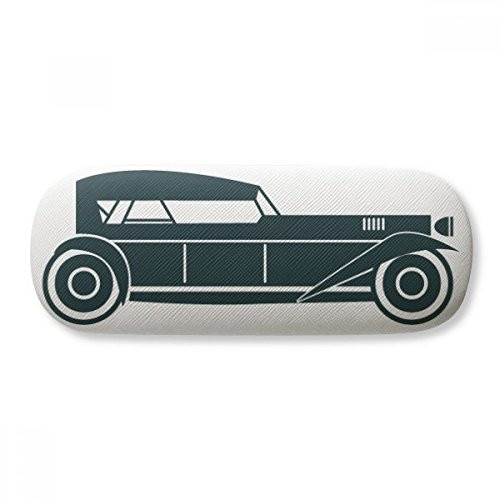 Green Geometric Classic Cars Outline Glasses Case Eyeglasses Hard Shell Storage Spectacle Box