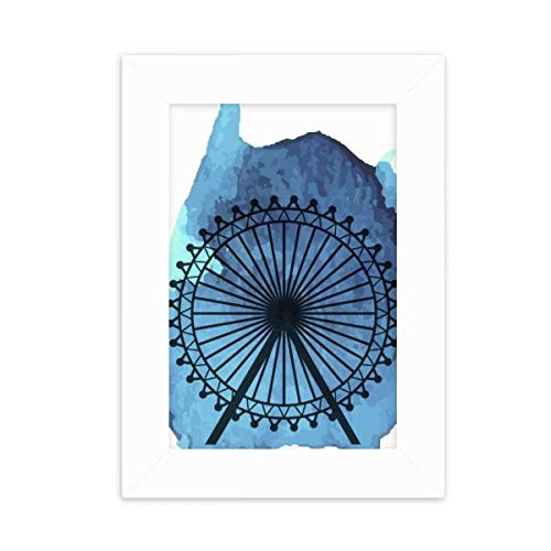 DIYthinker London Eye Ferris Wheel England Britain UK Desktop Photo Frame Picture Display Decoration Art Painting DIYthinker London Eye Ferris Wheel England Britain UK Desktop Photo Frame Picture Display Decoration Art Painting