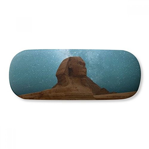 Blue Sky Red Earth Mummy Glasses Case Eyeglasses Hard Shell Storage Spectacle Box
