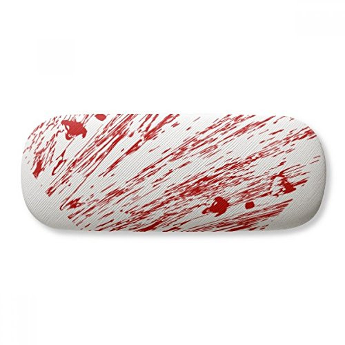 Heart Red Valentine's Day Drip Glasses Case Eyeglasses Hard Shell Storage Spectacle Box