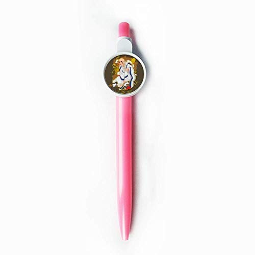 Culture Eighteen Arhats Figure Rollerball Tip Blue Retractable Pen Write Stationery