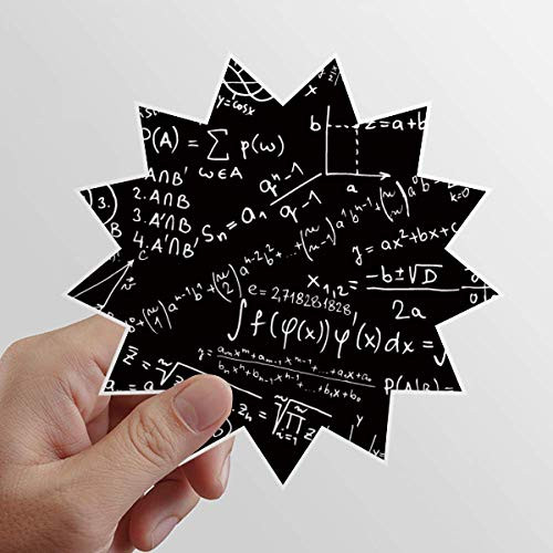 DIYthinker Seeking Limits Formulas Science Calculus Figure Sun Vinyl Sticker Luggage Graffiti Flower Decal