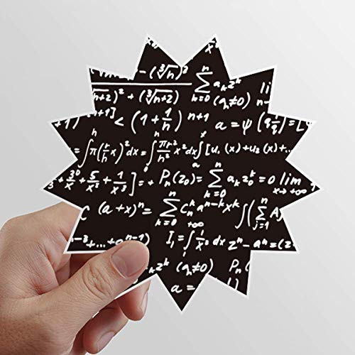 DIYthinker Summarize Mathematical Formulas Calculus Figure Sun Vinyl Sticker Luggage Graffiti Flower Decal