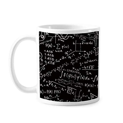 Seeking Limits Formulas Science Calculus Figure Mug Pottery Ceramic Coffee Porcelain Cup Tableware