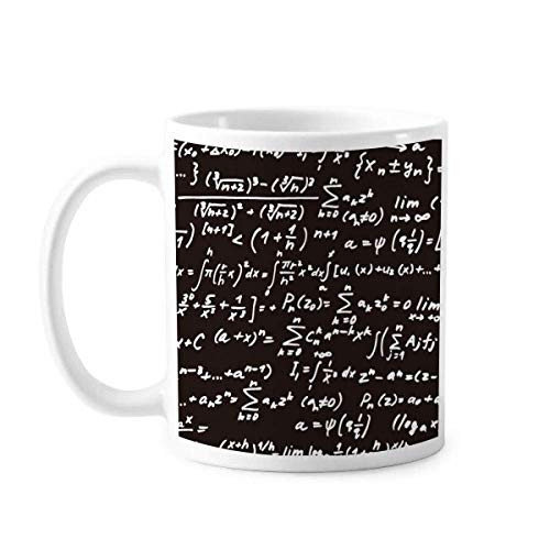 Summarize Mathematical Formulas Calculus Figure Mug Pottery Ceramic Coffee Porcelain Cup Tableware