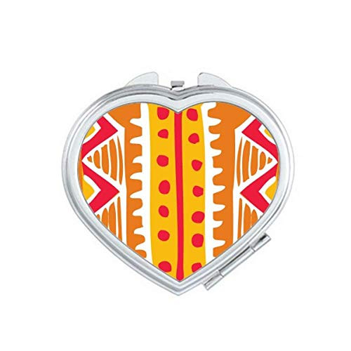 Orange Line Mexico Totems Ancient Civilization Mirror Travel Magnification Portable Handheld Pocket Makeup Orange Line Mexico Totems Ancient Civilization Mirror Travel Magnification Portable Handheld Pocket Makeup