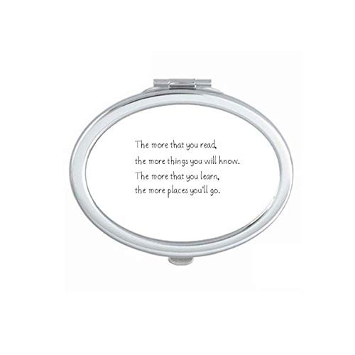 Reading Will Bring You Knowledge Mirror Portable Fold Hand Makeup Double Side Glasses Reading Will Bring You Knowledge Mirror Portable Fold Hand Makeup Double Side Glasses