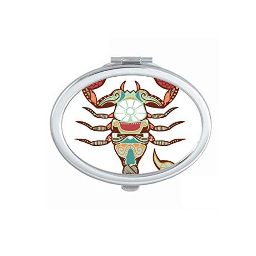 Scorpio Constellation Zodiac Symbol Mirror Portable Fold Hand Makeup Double Side Glasses Scorpio Constellation Zodiac Symbol Mirror Portable Fold Hand Makeup Double Side Glasses