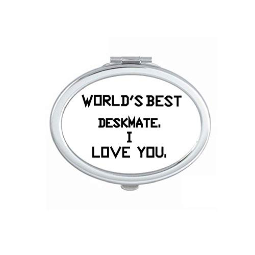 World best Deskmate I Love You Graduation Mirror Portable Fold Hand Makeup Double Side Glasses World best Deskmate I Love You Graduation Mirror Portable Fold Hand Makeup Double Side Glasses