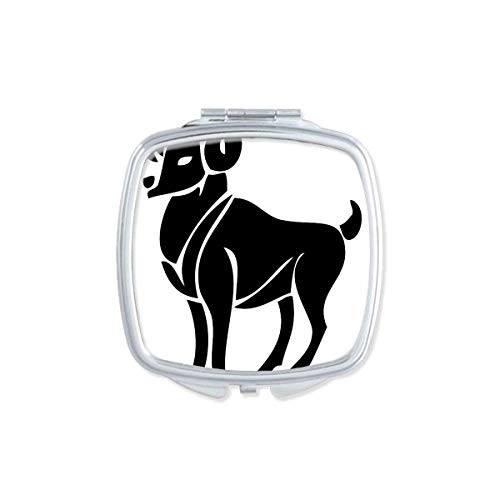 Constellation Aries Zodiac Symbol Mirror Portable Compact Pocket Makeup Double Sided Glass Constellation Aries Zodiac Symbol Mirror Portable Compact Pocket Makeup Double Sided Glass