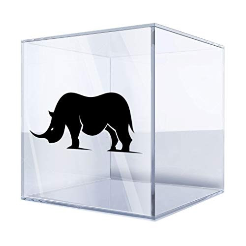 Decal Stickers Rhinoceros Figure 16 X 6,1