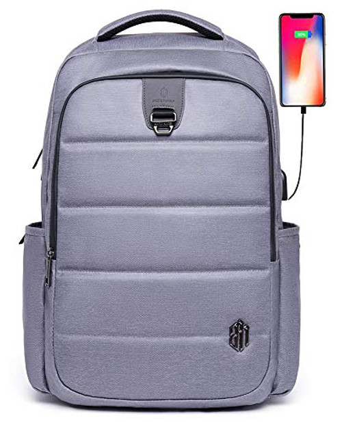 Travel Laptop Backpack,Business Anti Theft Slim Durable Laptops Backpack USB Charging Port,Water Resistant College School Computer Bag Women & Men Fits 15.6 Inch Laptop Notebook (Gray) Travel Laptop Backpack,Business Anti Theft Slim Durable Laptops Backpack USB Charging Port,Water Resistant College School Computer Bag Women & Men Fits 15.6 Inch Laptop Notebook (Gray)