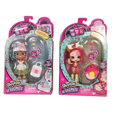 Shopkins Lil Secrets Shoppies - Marsha Mello and Donatina Set