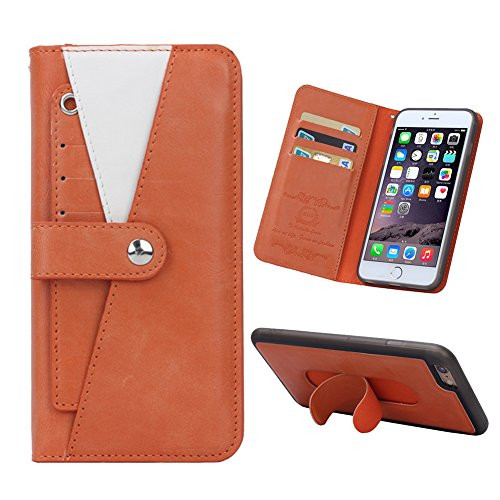 iPhone 6 Plus case, iPhone 6s Plus wallet case, iLapland PU Leather Folio Flip Credit Card Slots Cash Holder Case with Stand Feature for Apple iPhone 6/6s Plus(Orange (iPhone 6/6s Plus)) iPhone 6 Plus case, iPhone 6s Plus wallet case, iLapland PU Leather Folio Flip Credit Card Slots Cash Holder Case with Stand Feature for Apple iPhone 6/6s Plus(Orange (iPhone 6/6s Plus))