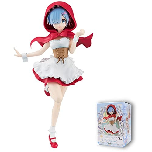 Re-Zero Starting Life in Another World- Rem Red Hood Figure -8.8 Inch- - Popular Anime Character Decorations