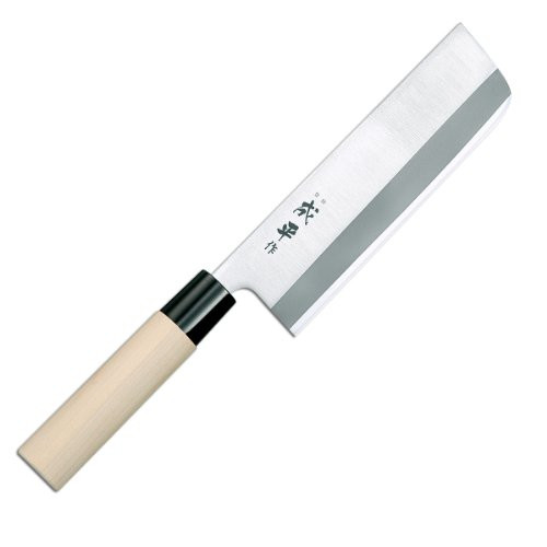 FUJI CUTLERY Narihira 9000 Nakiri Knife -Double-edged- 16cm -FC-80-