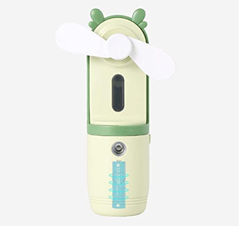Mini Fan Humidifier USB Rechargeable Handheld Fan Water Spray Mist Fan