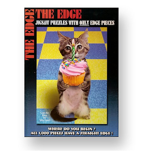 TDC Games The Edge Jigsaw Puzzle - Cupcake Kitty