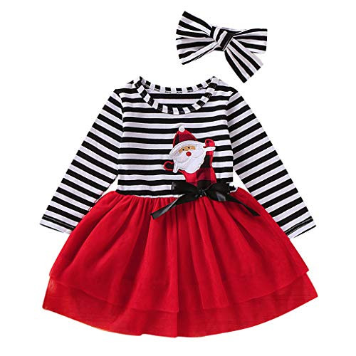 Toddler Baby Christmas Outfits Kids Girls Christmas Santa Striped Long Sleeve Tulle Tutu Dress Santa Skirt Clothes Set Red Toddler Baby Christmas Outfits Kids Girls Christmas Santa Striped Long Sleeve Tulle Tutu Dress Santa Skirt Clothes Set Red