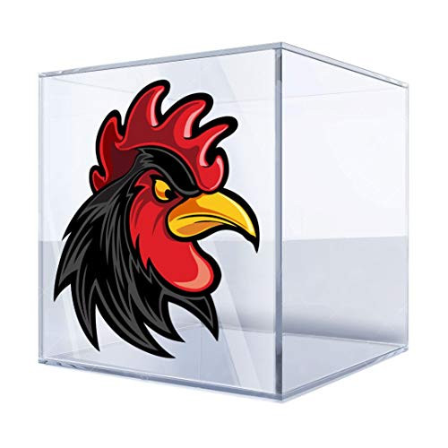 Stickers Sticker Black Rooster Cockerel Gallus Figure 14 X 13,7