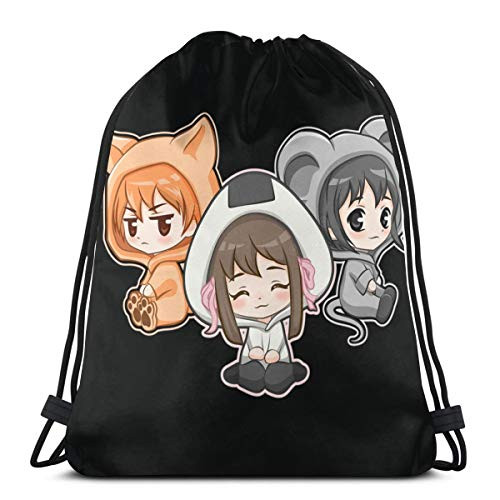 Anime  and  Chibi Fruits Basket Kyo Tohru Yuki Classic Drawstring Bag Sports Fitness Bag Travel Bag Gift Bag
