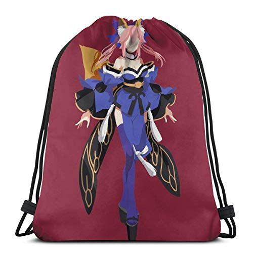 Tamamo No Mae-Fate Grand Order Drawstring Bag Sports Fitness Bag Travel Bag Gift Bag