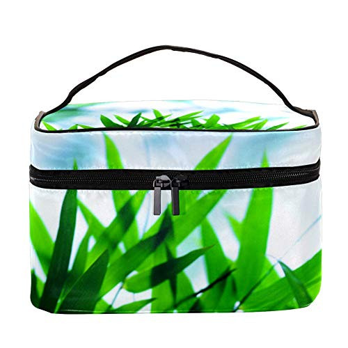 Inhomer Cosmetic Bag Leave Green Travel Makeup Case Handy Toiletry Organizer Storage Box Inhomer Cosmetic Bag Leave Green Travel Makeup Case Handy Toiletry Organizer Storage Box