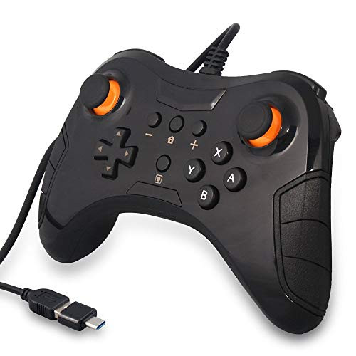 OSTENT USB Pro Wired Gamepad Controller Joystick for Nintendo Switch Sony PS3 Android PC Computer
