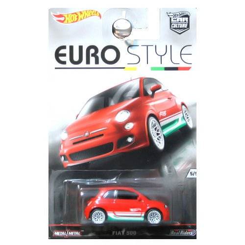 FIAT 500 HOT WHEELS CAR CULTURE EURO STYLE DIECAST 1-64