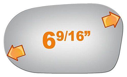 Burco 2584 Driver Side Replacement Mirror Glass for 1991-1999 TOYOTA PASEO, 1991-1999 TOYOTA TERCEL