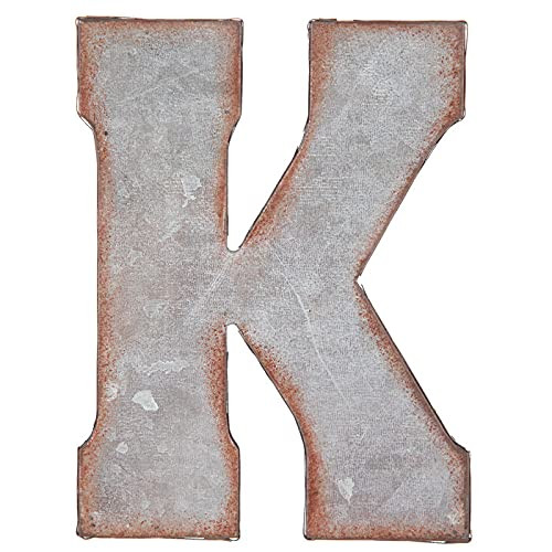 Hobby Lobby Galvanized Metal Letter Symbol Wall Decor - K