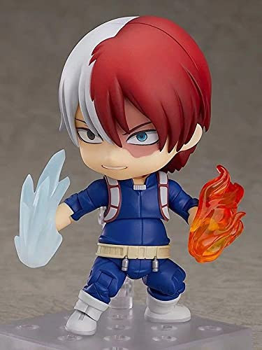 Q Version Nendoroid Action Figures Toy My Hero Academia Midoriya Izuku ,Bakugou Katsuki,Shoto Todoroki Q Version Figma PVC Model 3.9inch