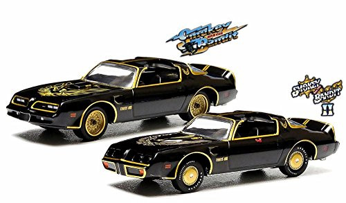 1977-1980 Pontiac Trans Am Smokey & the Bandit Bundle - Two 1/64 Scale Diecast Cars