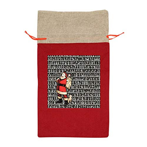 Christmas Santa Claus Christmas Drawstring Gift Bags New Year Kids Favors Bag Xmas Party Decor Present Jewelry Candy Goody Packing Bag