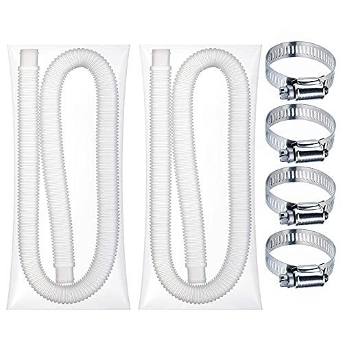 Replacement Hose for Above Ground Pools, Swimming Pool Replacement Hose Pool Pump Pool Filter Replacement Hose 1.25" Diameter for Pump Models -2PC, 118- Replacement Hose for Above Ground Pools, Swimming Pool Replacement Hose Pool Pump Pool Filter Replacement Hose 1.25" Diameter for Pump Models -2PC, 118-
