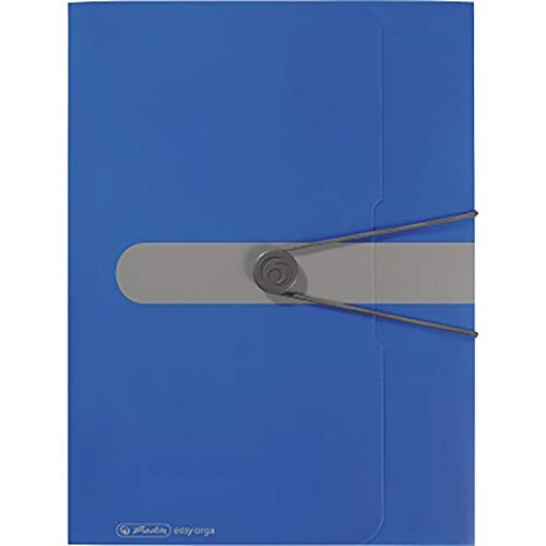 Herlitz 11205994 Polypropylene -PP- Blue  Folder Polypropylene -PP-, Blue, A4-